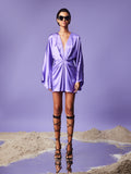 Vestido corto kimono
